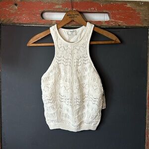 Knit tank, white Abercrombie size XS